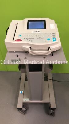 GE MAC 1200 ST ECG Machine on Stand (Powers Up)