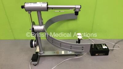 Clement Clarke Tonometer CAT No 5001001 with Power Supply (Powers Up - Damage to Power Supply - Trolley Not Included)