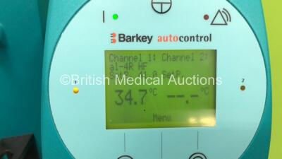 2 x Gambro Prismaflex Dialysis Machines Version 8.2 with Barkley Auto Control Unit - Running Hours 16575 / 16334 (Both Power Up) - 4