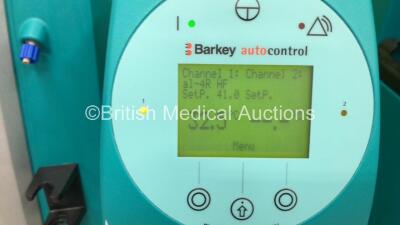 2 x Gambro Prismaflex Dialysis Machines Version 8.2 with Barkley Auto Control Unit - Running Hours 16575 / 16334 (Both Power Up) - 7