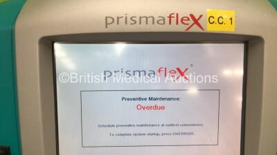 2 x Gambro Prismaflex Dialysis Machines Version 8.2 with Barkley Auto Control Unit - Running Hours 13785 / 13518 (Both Power Up) - 2