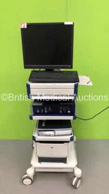 Task Force Monitor Trolley with CNSystems Haemodynamic Control Unit, Accessories and Computer (HDD REMOVED)