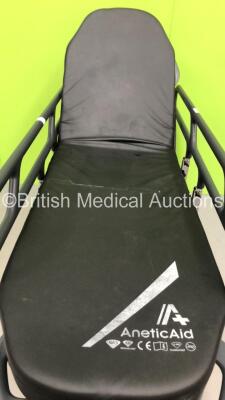 Anetic Aid QA3 Hydraulic Patient Trolley with Mattress (Hydraulics Not Working) *S/N 2601* - 2