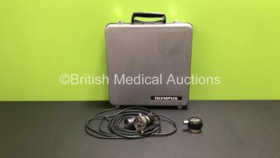 Olympus OTV-S6H-1N Camera Head with Olympus AR-T12E Camera Coupler and Olympus MH-967 Water Cap in Case *7205131*