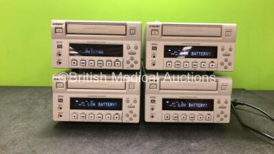 4 x Sony DVO-1000MD DVD Recorders (All Power Up)