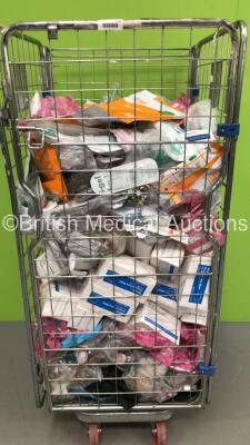 Mixed Cage Including Ambulance Uniforms, Surgical Face Masks and Clinell Spill Wipes (Cage Not Included - Out of Date)