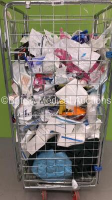 Mixed Cage Including Ambulance Uniforms, Surgical Face Masks and Examination Gloves (Cage Not Included - Out of Date)