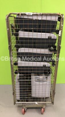 Cage of 13 x Nidek Mark 5 Nuvo Lite 3 Oxygen Concentrators (Cage Not Included)