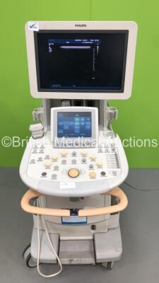 Philips iU22 Flat Screen Ultrasound Scanner on G.1 Cart *S/N B0G99K* Software Version 6.3.1.71 **Mfd 01/2012** with 1 x Transducer / Probe L17-5 and Sony UP-D897 Digital Graphic Printer (Powers Up)