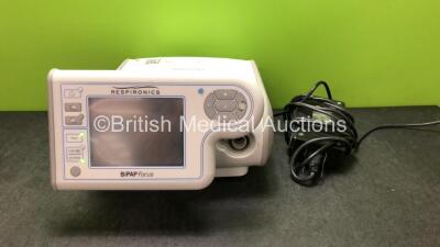 Philips Respironics BiPAP Focus with 1 x AC Power Supply (Powers Up with Fault-See Photo)