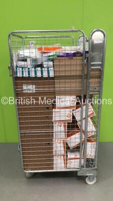 Mixed Cage of Consumables Including 3M Masks,Smith & Nephew Biceptor Kits and Richardson Healthcare Clear Film Dressings (Cage Not Included)