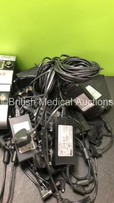 9 x ResMed S9 Autoset EPR CPAP Units with 6 x ResMed H4i Humidifier Units and 9 x AC Power Supplies (Al Power Up, 2 with Missing Dials-See Photos) - 5