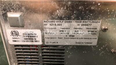 Mixed Lot Including 1 x Richard Wolf 4215 Light Source (Powers Up) 1 x DelTex Cardio Q Monitor with 1 x Connection Lead (Powers Up) 1 x Cadex SMart Two + Battery Charger with 4 x SM201-6 Batteries (Powers Up) - 5