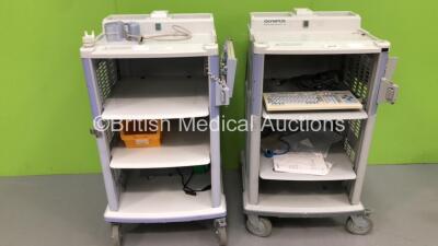 2 x Olympus WM-30 Mobile Workstations with Keyboards