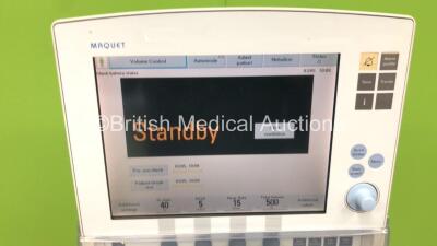 Siemens Servo-I Ventilator Model No 06487800 System Version - V8.0, System Software Version - V8.00.01 Total Operating Hours 130770 - with Hoses (Powers Up) *S/N 13534* - 2