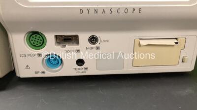 Job Lot Including 1 x Fukuda Denshi DS-1700 Patient Monitor with ECG/Resp, SpO2, NIBP, BP, Temp and Printer Options (Powers Up) and 1 x Mindray PM-9000 Patient Monitor with ECG, NIBP, T1, T2 and SpO2 Options (No Power, Missing Battery Cover - See Photos) - 3