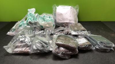 Mixed Lot Including Intersurgical Rf 5005 Breathing Systems, Oxygen Therapy Nasal Cannulas and Various Size BP Cuffs