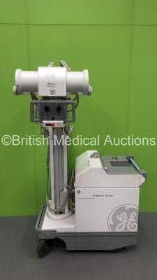 GE AMX 4 Plus - IEC Mobile X-Ray Model 2275938 (Powers Up with Key - Key Included) *S/N 1022618WK1* **Mfd 03/2010**