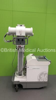 GE AMX 4 Plus - IEC Mobile X-Ray Model 2275938 (Powers Up with Stock Key - Key Not Included) *S/N 102217WK2* **Mfd 01/2010**