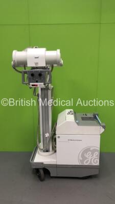 GE AMX 4 Plus - IEC Mobile X-Ray Model 2275938 (Powers Up with Stock Key - Key Not Included) *S/N 1022331WK1* **Mfd 02/2010**