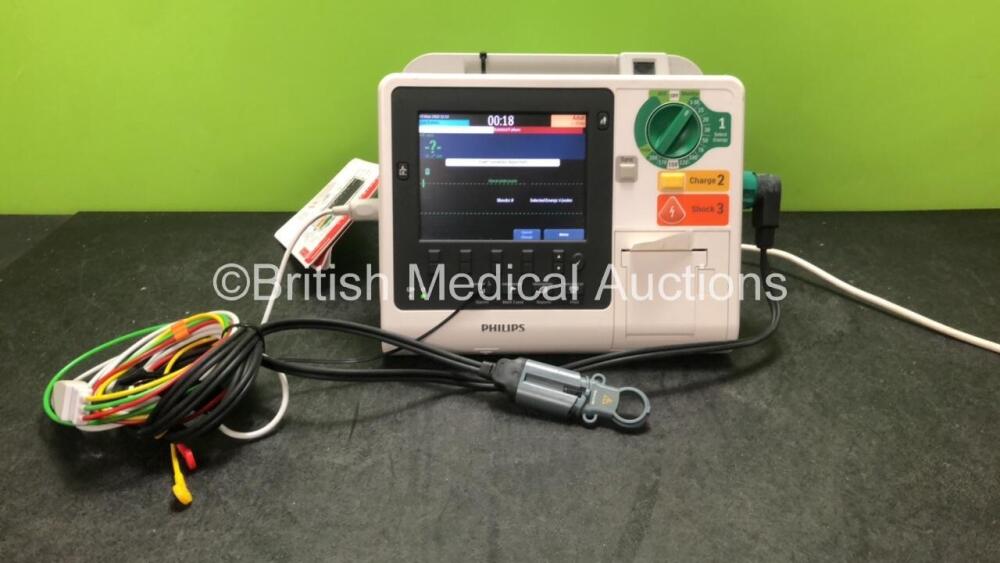 Philips Heartstart XL Defibrillator Including Pacer, ECG and Printer