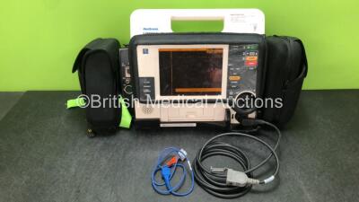 Medtronic Lifepak 12 Biphasic Defibrillator / Monitor in Case Including ECG, NIBP and SpO2 Options *Mfd 2007* (Powers Up with Stock Battery, Battery Not Included)