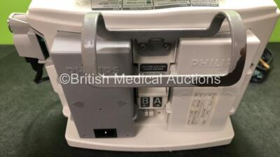 Philips HeartStart MRx Defibrillator with Pacer, ECG and Printer Options with 1 x M3539A Module, 1 x M3538A Battery and 1 x Paddle Lead *Mfd 2011* **SN US00547778** - 4