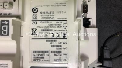 Philips HeartStart MRx Defibrillator with Pacer, ECG and Printer Options with 1 x M3539A Module, 1 x M3538A Battery and 1 x Paddle Lead *Mfd 2011* **SN US00547778** - 5