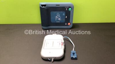 Philips Heartstart FRx Defibrillator with 1 x Heartstart Smart Pads II (Untested Due to No Battery)