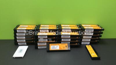 Job Lot Including 49 x Physio-Control Lithium 1000 Batteries, 1 x Ortivus B-500 L-Ion Battery and 1 x LSU 780800 Battery (Untested)