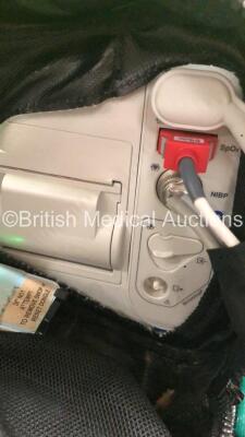 Zoll X Series Monitor/Defibrillator Including ECG, SpO2, NIBP, C02 and Printer Options with 1 x 4 Lead ECG Lead, 1 x 6 Lead ECG Lead, 1 x NIBP Hose, 1 x BP Cuff, 1 x Paddle Lead, 1 x SpO2 Finger Sensor and 1 x Zoll Sure Power II Battery In Carry Case (Pow - 3