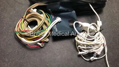 Zoll X Series Monitor/Defibrillator Including ECG, SpO2, NIBP, C02 and Printer Options with 1 x 4 Lead ECG Lead, 1 x 6 Lead ECG Lead, 1 x NIBP Hose, 1 x BP Cuff, 1 x Paddle Lead, 1 x SpO2 Finger Sensor and 1 x Zoll Sure Power II Battery In Carry Case (Pow - 4