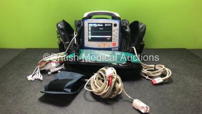 Zoll X Series Monitor/Defibrillator Including ECG, SpO2, NIBP, C02 and Printer Options with 1 x 4 Lead ECG Lead, 1 x 6 Lead ECG Lead, 1 x NIBP Hose, 1 x BP Cuff, 1 x Paddle Lead, 1 x SpO2 Finger Sensor and 1 x Zoll Sure Power II Battery In Carry Case (Pow