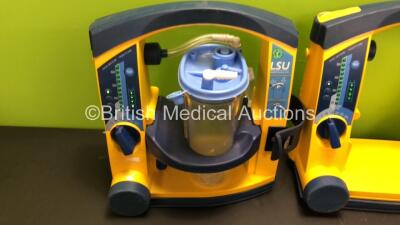 3 x LSU Suction Units with 2 x Cups (All Power Up, 1 x Damaged Casing - See Photos) - 2