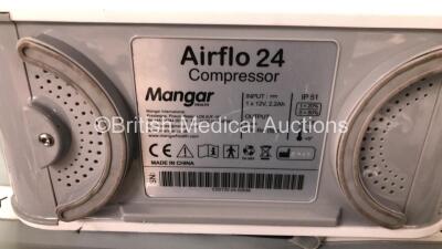 Job Lot Including 3 x Camel & Elk Airflo Plus Compressors, 1 x Mangar Airflo 24 Compressor, 4 x Mangar ELK Lifting Cushions with Controllers - 4