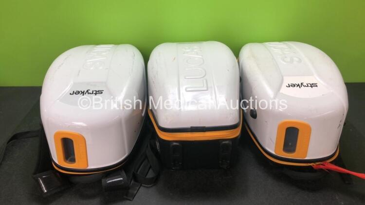 3 x Stryker Lucas Shell Carry Cases