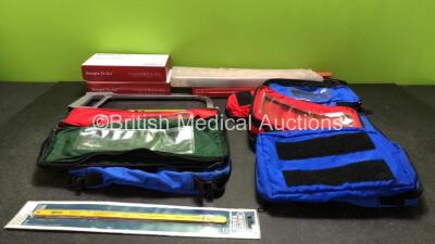 Mixed Lot Including Endotracheal Tubes, Hack Saws, Carry Bags and Hacksaw Blades