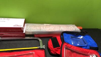 Mixed Lot Including Endotracheal Tubes, Hack Saws, Carry Bags and Hacksaw Blades - 3