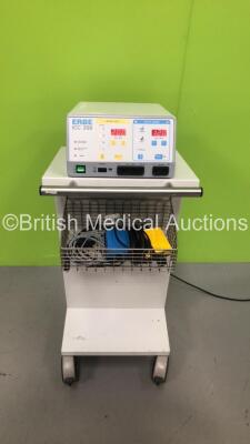 ERBE ICC 200 Electrosurgical / Diathermy Unit on Stand with Footswitch (Powers Up) *S/N D-1395*