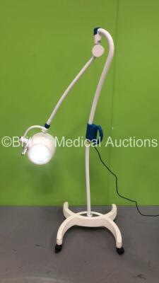 Brandon Medical AL50M Patient Examination Lamp on Stand (Powers Up with Good Bulb) *S/N FS0207465*