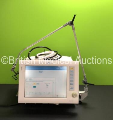 Drager Evita XL Ventilator *Mfd - 2009* Software Version - 7.00, Running Hours - 77700h with Hoses (Powers Up) *ASAM-0409*