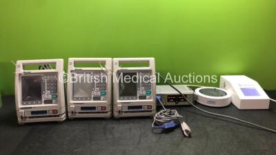 Mixed Lot Including 1 x Albyn Medical Smart Flow Ref 00004672 Urine Flow Meter Software Version 3.0.3 with 1 x Albyn Medical Smart Flow Ref 98800002 Flowscale (Powers Up, Flowscape Unit Untested Due to Missing Batteries with Missing Battery Cover-See Phot