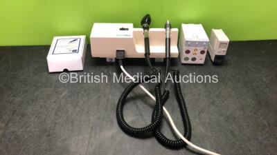 Mixed Lot Including 1 x baby COmpact Smokerlyzer, 1 x Welch Allyn 767 Series Wall Mounted Ophthalmoscope with 1 x Attachment (Powers Up) 1 x Mindray MPM Module Including ECG, IBP1, IBP2, NIBP, SpO2, T1 and T2 Options, 1 x Philips Vue Link Module