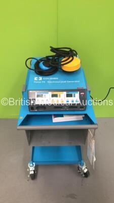 Covidien Force FX-8CS Electrosurgical / Diathermy Unit on Stand with Footswitches (Powers Up) *S/N S2H06261AX* **Mfd 08/2012*