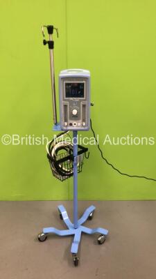 Viasys Infant Flow SiPAP Unit on Stand Part No 675-CFG-004 with Transducer (Powers Up) *S/N AJN03035* **Mfd 10/2008**