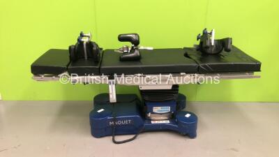 Maquet Alphamaxx 1133.22B3 Electric Operating Table with Controller, Cushions and Accessories (Powers Up) *S/N 00130* **Mfd 2010**