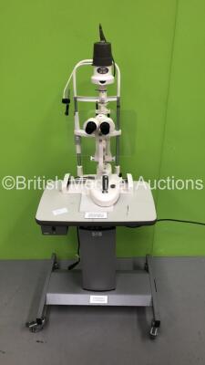 Takagi SM-30N Slit Lamp Microscope with Binoculars and 2 x 10x Eyepieces (Powers Up with Good Bulb)