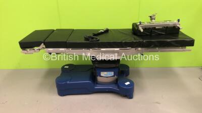 Maquet Alphamaxx 1133.12B3 Electric Operating Table with Controller, Cushions and Attachment (Powers Up) *S/N 01299* **Mfd 2009**