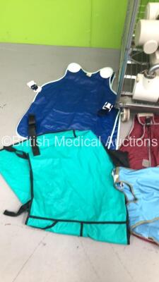 Mixed Cage Including 3 x X-Ray Heads (1 x Siemens 3345233, 1 x Philips 9890 000 04851 and 1 x Siemens 3342509) and 5 x X-Ray Aprons (Cage Not Included) - 3