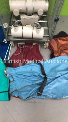 Mixed Cage Including 3 x X-Ray Heads (1 x Siemens 3345233, 1 x Philips 9890 000 04851 and 1 x Siemens 3342509) and 5 x X-Ray Aprons (Cage Not Included) - 4